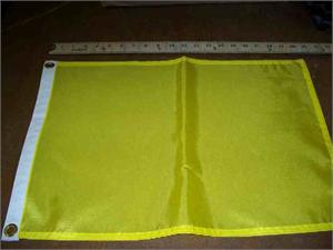 14"x20" golf size flags golf flags with heading